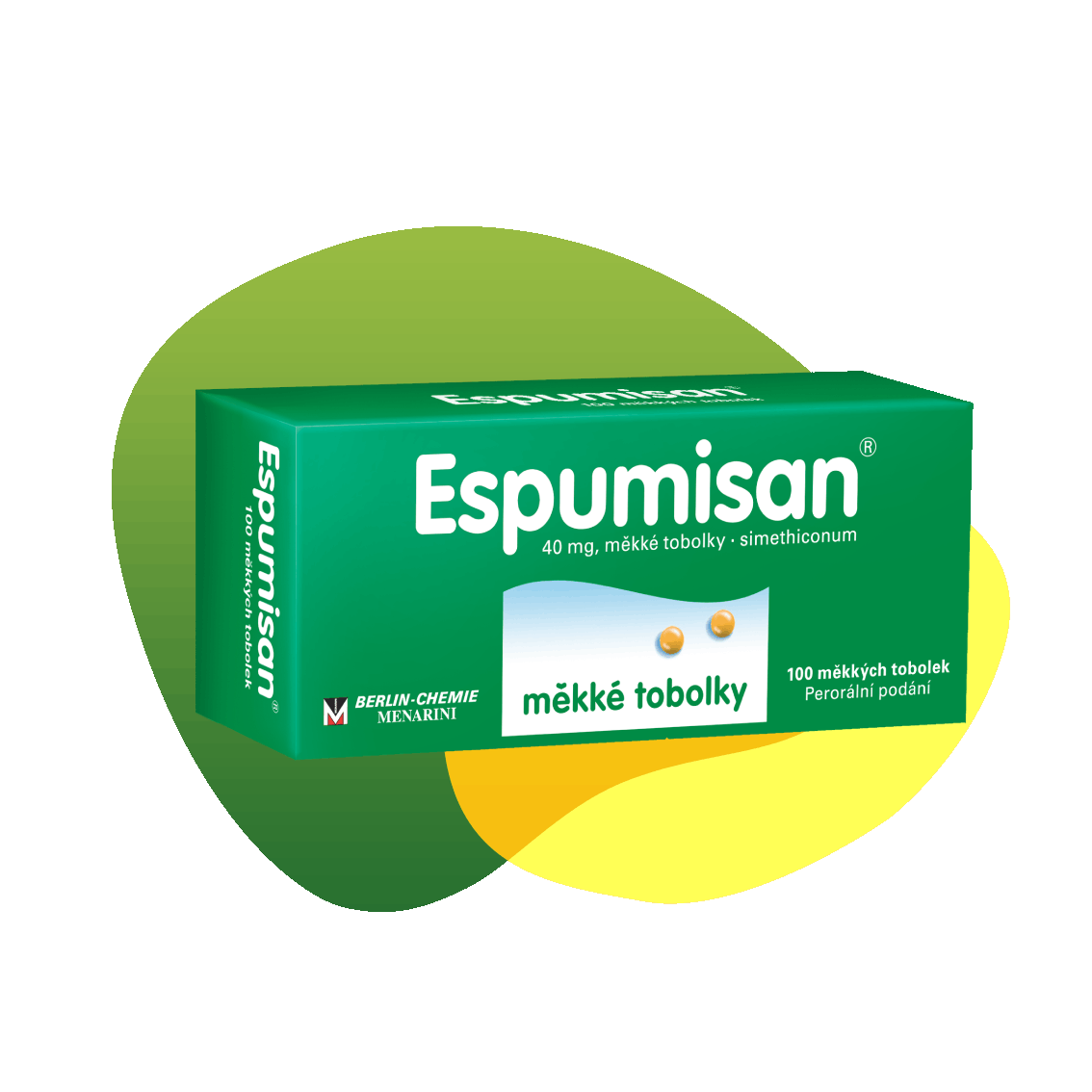 Balení Espumisanu 40 mg tobolky